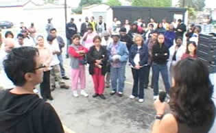 ALLERT organizers get volunteers psyched up to get out the vote