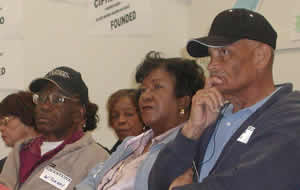 Precint leaders at an ALLERT training session